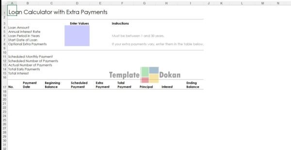 Loan Calculator With Extra Payments